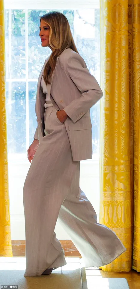 Melania Trump Redefines Elegance with Bold Power Suit at White House AI Event