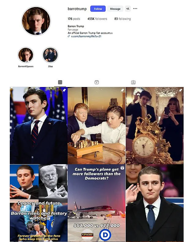 Brazilian Teen's Instagram Account Turns Barron Trump into a Celebrity in Brazil