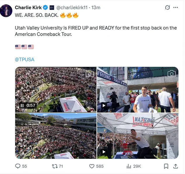 Shooting During Turning Point USA Event at Utah Valley University Injures Charlie Kirk