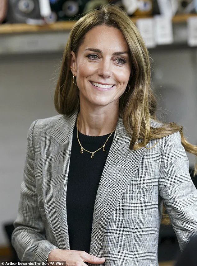 Princess of Wales Meets Schoolgirls at Marina Mill in Cuxton, Kent