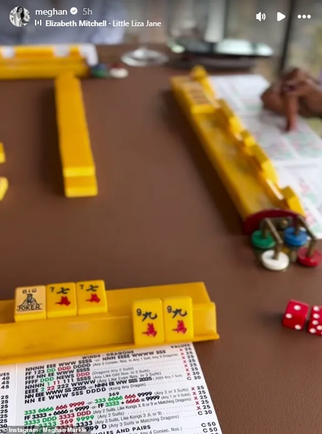 Meghan Markle's Self-Promoting Mahjong Stunts Draw Criticism as Game Gains Popularity