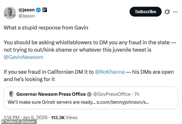 California Governor Gavin Newsom Faces Backlash Over Controversial Social Media Exchange with MAGA Influencer Benny Johnson