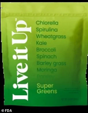 FDA and CDC Warn Public of Salmonella Outbreak Linked to Live it Up Super Greens Supplement