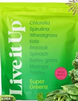 FDA and CDC Warn Public of Salmonella Outbreak Linked to Live it Up Super Greens Supplement
