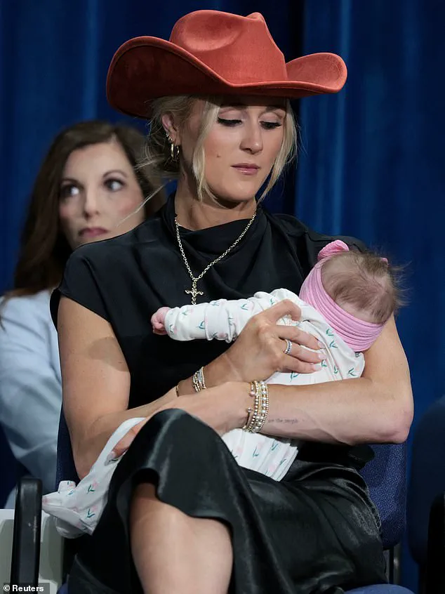 Riley Gaines Reveals Newborn Wrapped in Bulletproof Blanket During Supreme Court Appearance Amid Transgender Athlete Legal Battle