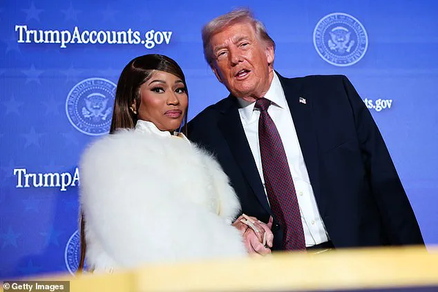 Breaking: Nicki Minaj Joins Trump in Urgent Promotion of Trump Accounts, Signaling Shifting Political Alliances