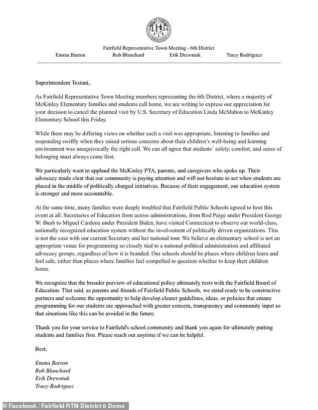 ‘History Rocks!’ Initiative Sparks Controversy as Linda McMahon’s Visit to Connecticut School Is Cancelled, Principal Calls It an ‘Exciting’ Opportunity for Students