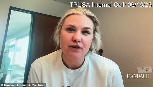 Candace Owens Accuses Turning Point USA of Suppressing Dissent Through Emotionally Charged Rhetoric in Leaked Video Call, Days After Charlie Kirk's Assassination