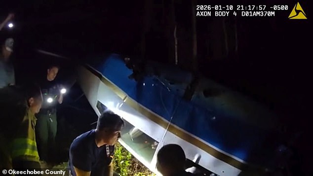 Father's Frantic 911 Plea After Plane Crash in Florida Woods: Unidentified Pilot and Daughter Injured