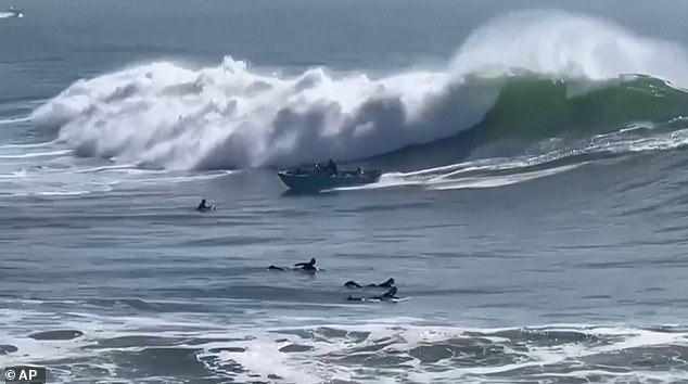 Heroic Surfers Rescue Family from Capsized Speedboat Off Santa Cruz Coast