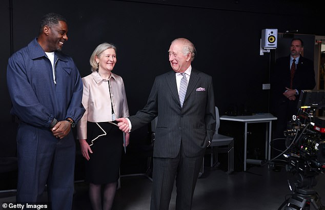 King Charles Celebrates Sir Idris Elba During Visit to Barking and Dagenham College