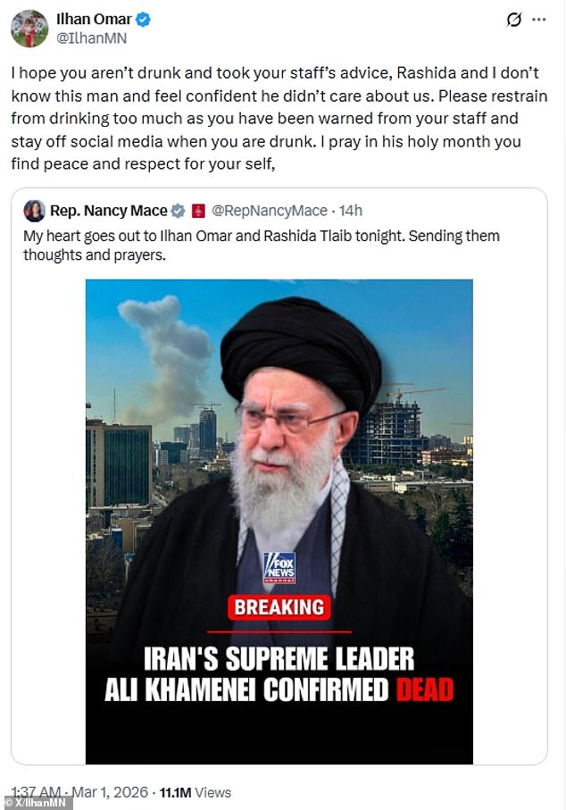 Congresswomen Mace and Omar Unleash Firestorm Amid U.S. Iran Strikes and Trump's Campaign