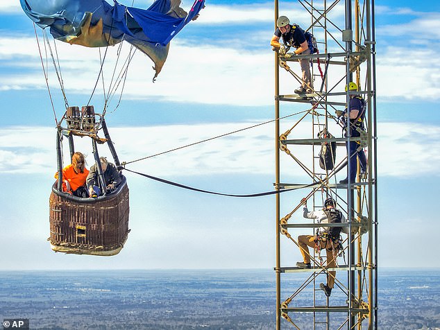 Perilous Hot Air Balloon Rescue in Texas Following Tower Collision