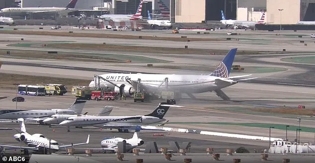 United Airlines Flight Makes Emergency Landing at LAX After Engine Failure, Evacuation
