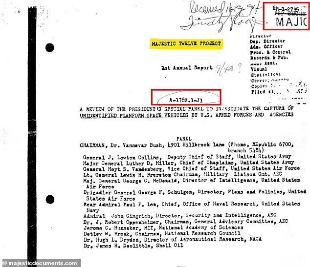 Decades-Old Debate Reignited: CIA Records Suggest Authenticity of Majestic-12 UFO Files