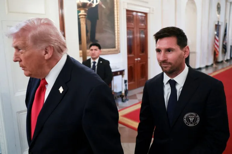Lionel Messi Criticized for Clapping as Trump Talks Iran at White House Event