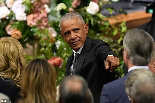 Obama's Pointed Gesture at Newsom's Funeral Sparks 2028 Speculation