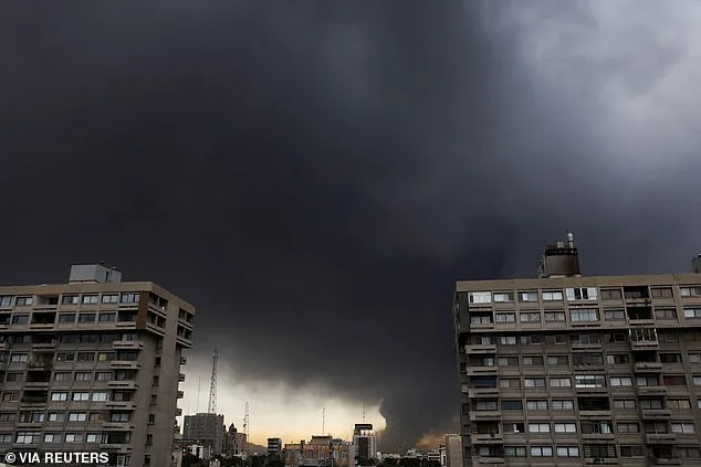 Tehran in Crisis: US-Israeli Strike Ignites Fire and Toxic Plumes, Endangering Lives