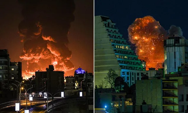 Tehran in Crisis: US-Israeli Strike Ignites Fire and Toxic Plumes, Endangering Lives