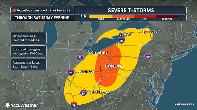 Tornadoes and Severe Winds Kill 8, Leave 100,000 Without Power as 100 Million Remain at Risk