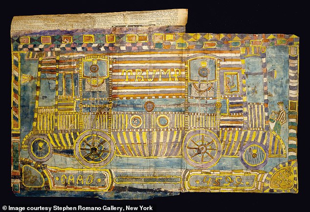 Donald Trump's Presidential Terms Appear in Century-Old Artwork, Fueling Time Travel Speculation