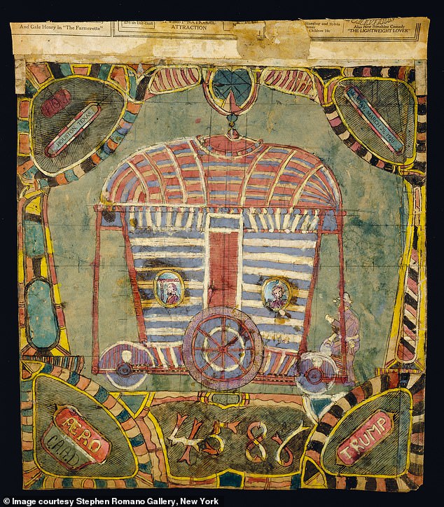 Donald Trump's Presidential Terms Appear in Century-Old Artwork, Fueling Time Travel Speculation