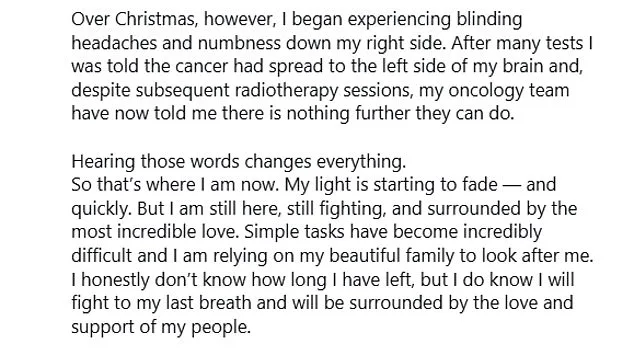 Mel Schilling's Advanced Bowel Cancer Diagnosis Highlights the Silent War Against a Curable Disease