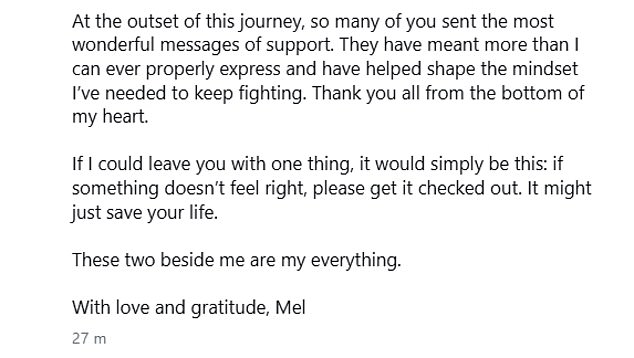 Mel Schilling's Advanced Bowel Cancer Diagnosis Highlights the Silent War Against a Curable Disease