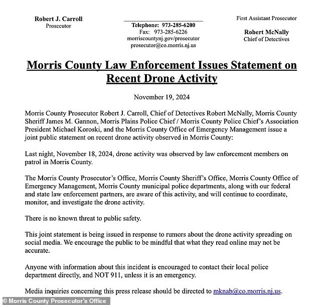 Mysterious Drone Swarms Over New Jersey Raise Alarms About National Security