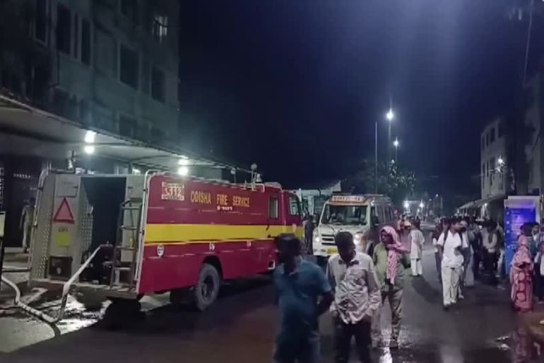 Devastating Fire at SCB Hospital in Odisha Kills 10, Injures 11; Short Circuit Suspected