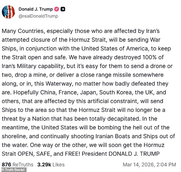 Trump Warns NATO Allies of 'Very Bad Future' Over Hormuz Patrols, Ties to Iran and Ukraine