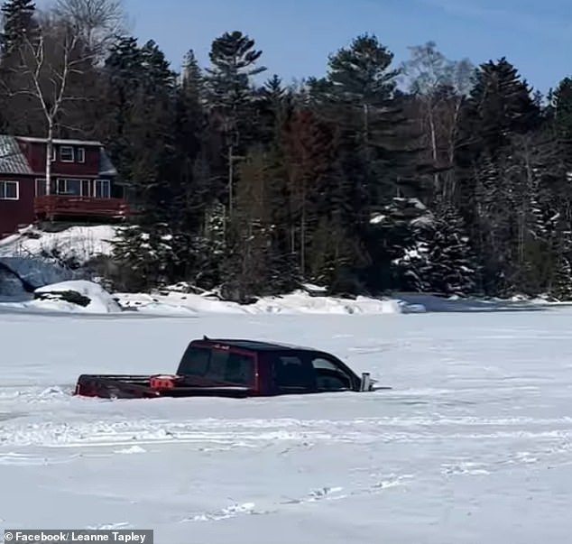Leanne Tapley's Harrowing Ice Plunge on Moosehead Lake During Fishing Trip