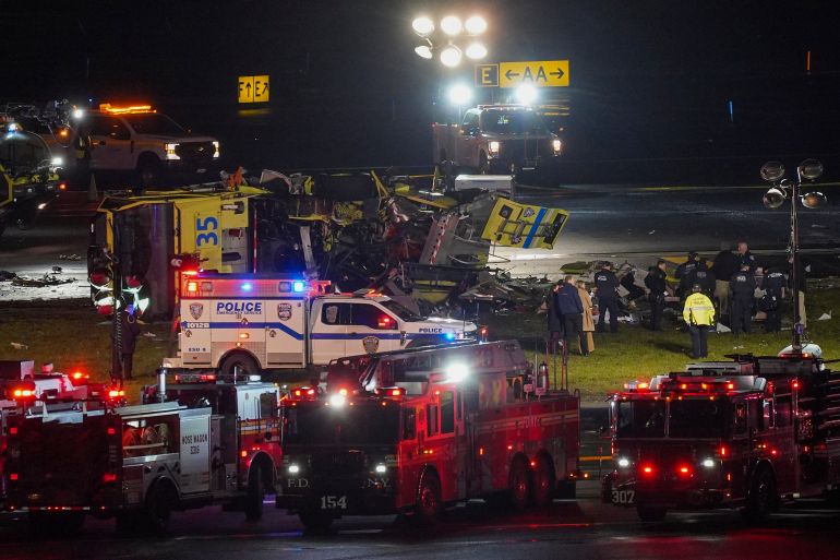 Air Canada Express Flight Collides with Fire Truck at LaGuardia, Two Killed