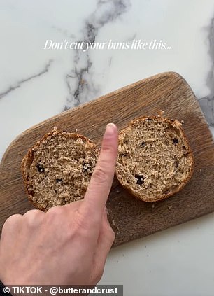 Hot Cross Buns Get a Twist: Slicing Into Thirds for a Richer Butter Experience, Says TikTok Trend