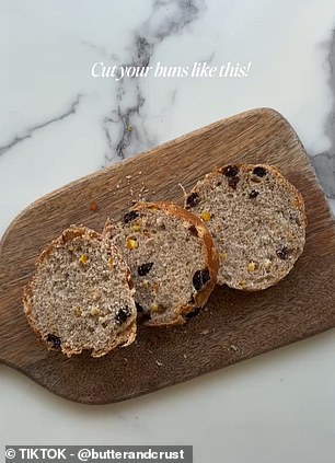 Hot Cross Buns Get a Twist: Slicing Into Thirds for a Richer Butter Experience, Says TikTok Trend