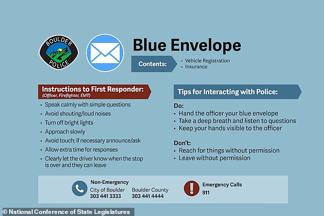 Washington State Enacts New Law: Blue Envelope Program Aids Neurodivergent Drivers During Traffic Stops