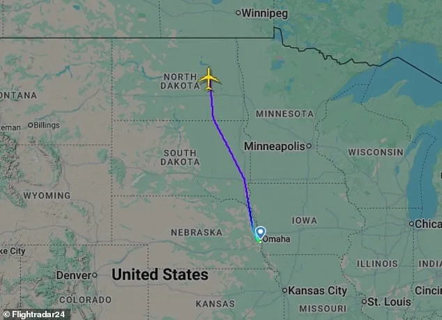 US Air Force RC-135S Cobra Ball Aircraft Spotted on Mysterious Mission Toward Nuclear Silos Near Minot, North Dakota