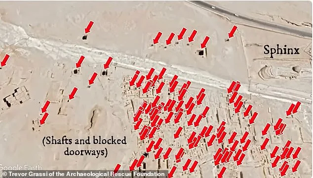 Mysterious Mound at Giza Reveals Over 100 Deep Shafts, Reigniting Speculation of a Second Sphinx