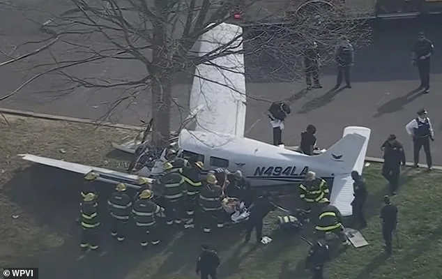 Philadelphia Flight Instructor and Student Pilot Survive Dramatic Tree Crash After Emergency Landing