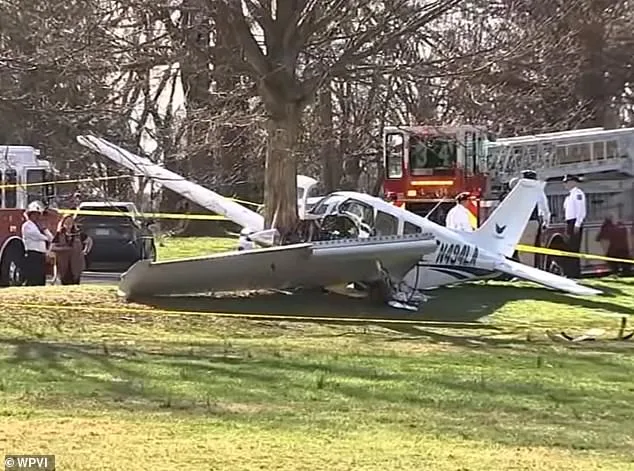 Philadelphia Flight Instructor and Student Pilot Survive Dramatic Tree Crash After Emergency Landing