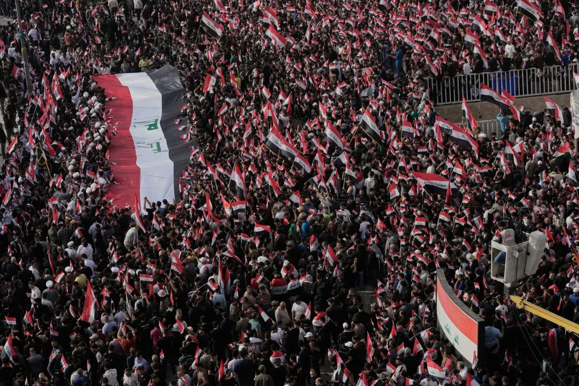 Thousands Protest in Baghdad Against US-Israel War on Iran, Sadr Supporters Rally