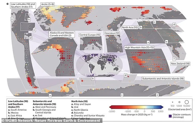 Earth's Glaciers Lose 408 Gigatonnes in 2025, Alarming Rates of Shrinkage