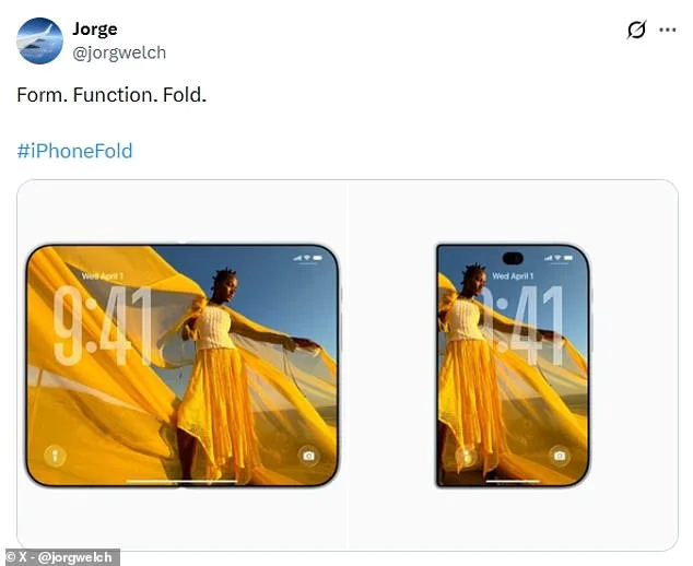 Apple's First Foldable iPhone Leaked: Fans Disappointed with Design and Price