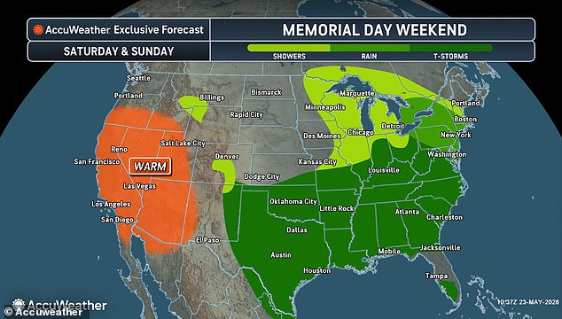 Memorial Day Chill: Massive Cooldown Brings Flood Risk to South
