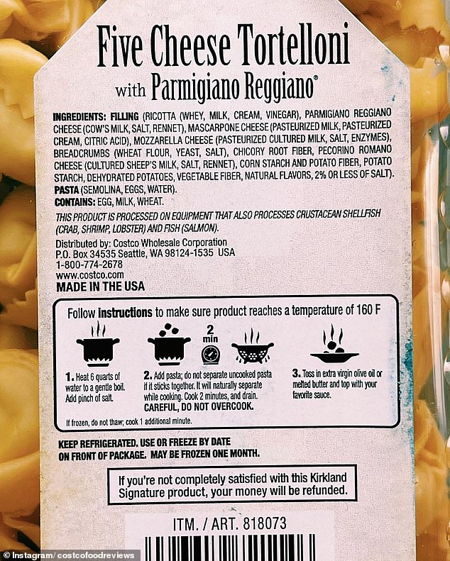 Costco Faces Lawsuit Over Frozen Pasta Allegedly Labeled as Preservative-Free