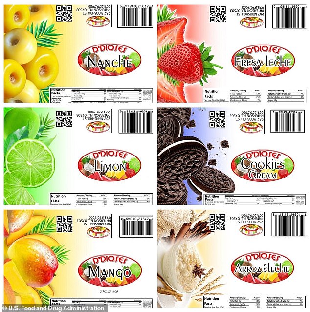 FDA Warning: De Dios Ice Pops Recall Due to Hidden Allergens and Dyes