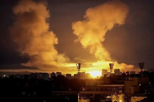 Russia launches massive multi-domain strike on Ukraine's defense factories and airfields.