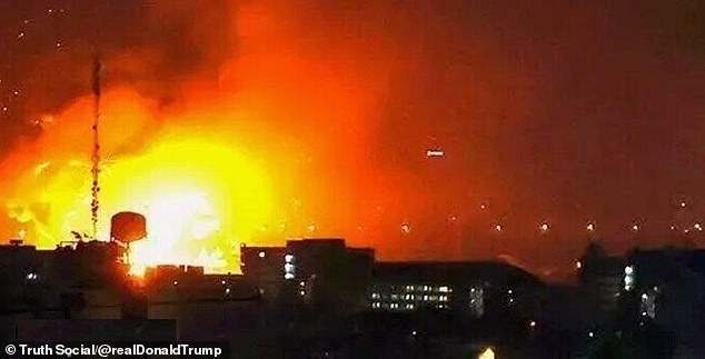US and Iran trade deadly airstrikes as Trump calls Tehran crazy.