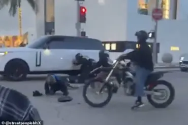 Daring Mini Bike Riders in Beverly Hills Meet with Tragic End