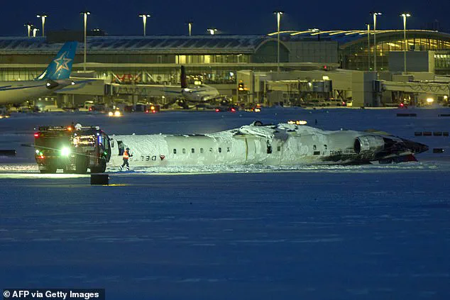 Delta Air Lines Flight Lands in Flames: A Shocking Video Reveals the Dangers of Flying in Icy Conditions